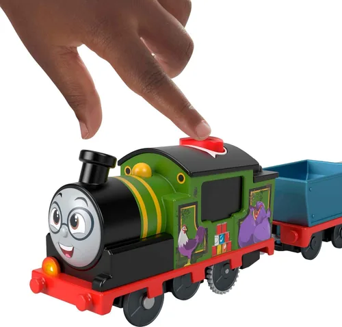 Miniatura 2 de Thomas & Friends Tren de Juguete Motorizado Motor Parlante Whiff con Sonidos y Frases y Vagón de Carga para Juego de Simulación Preescolar