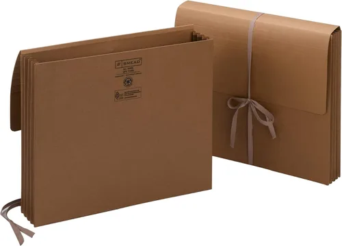 Miniatura 7 de Smead Redrope - Cartera expandible con solapa y cierre de lazo de tela, expansión de 5-1/4 pulgadas, tamaño legal, 10 por caja (71075)