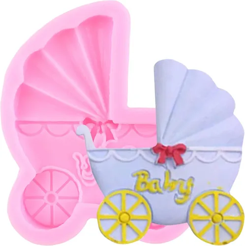 Miniatura 12 de Moldes de silicona para bebé, molde de fondant para pies de bebé, moldes de silicona de mano para baby shower, decoración de pasteles, decoración