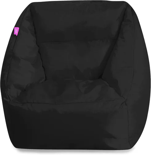 Miniatura 52 de Posh Beanbags - Sillón puff grande, 38 pulgadas, color azul rey sólido Nylon suave - Azul real