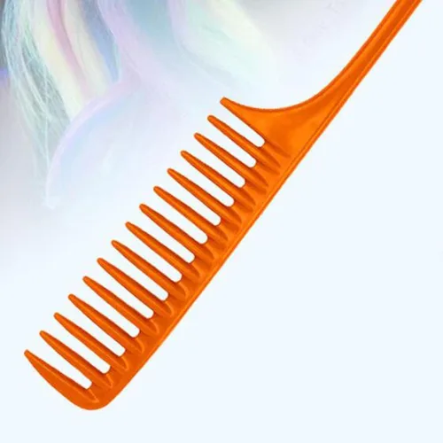 Miniatura 7 de Peines anchos con fibra de carbono Pintail para niñas barberos anti