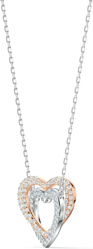 Miniatura 5 de SWAROVSKI Infinity Heart Jewelry Collection, Rose Gold & Rhodium Tone Finish, Clear Crystals
