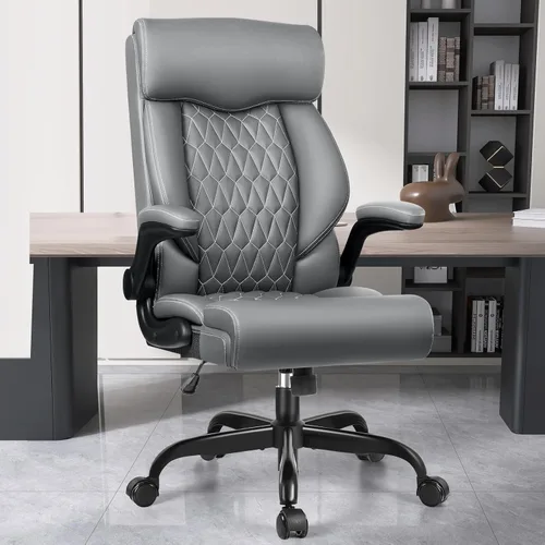 Miniatura 11 de Silla de oficina, silla de escritorio de oficina grande y alta, silla de oficina reclinable con reposapiés, sillas de escritorio de oficina en casa