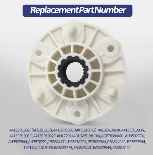 Miniatura 5 de MBF618448 PBT-GF30 Buje de rotor de lavadora compatible con lavadora LG Kenmore, pieza de repuesto # 4413ER1003A 4413ER1003B 4413EA1002B 4413ER1001C