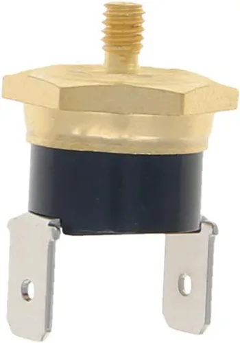 Miniatura 11 de Fielect Interruptor de control de temperatura del termostato KSD301, ajuste Snap Disc Interruptor de temperatura 257.0 °F Cobre M5 normalmente