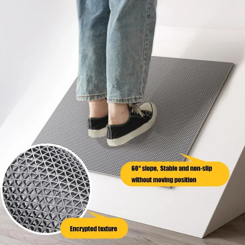 Miniatura 4 de WLWLEO Alfombra de piscina para cubierta antideslizante alfombrillas de drenaje 3x10 pies PVC resistente alfombrillas antideslizantes antifatiga