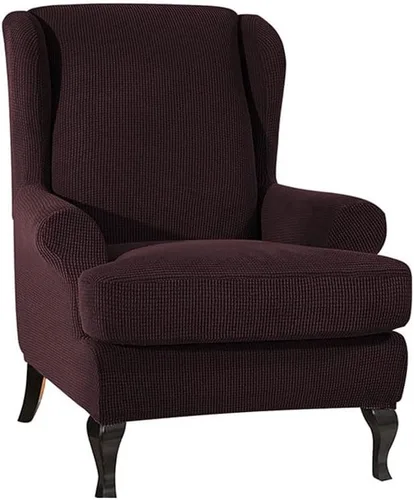 Miniatura 9 de Morbuy Funda para silla Wingback, fundas impermeables para silla con respaldo de ala, fundas elásticas lavables para silla con respaldo de ala