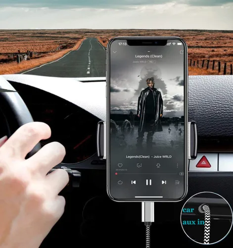 Miniatura 4 de Wahbite Cable de audio Lightning a 0.138 in compatible con iPhone 14/13/12/11/XR/XS/X/8/7/6 Plus/SE 2, iPad