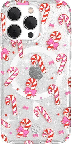 Miniatura 96 de VELVET CAVIAR Funda para iPhone 15 Pro, compatible con MagSafe, probada en caídas de 10 pies, estampado de leopardo y amatista púrpura