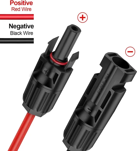 Miniatura 9 de iGreely Cable conector de panel solar de 2 pies, adaptador SAE de 10 AWG a macho y hembra, cable de extensión fotovoltaica para panel solar