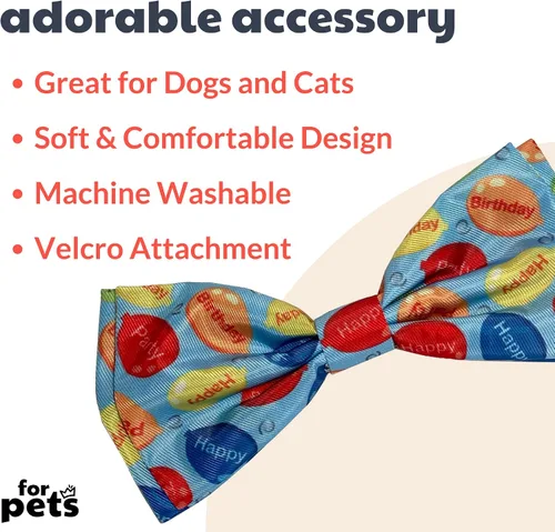 Miniatura 2 de Huxley & Kent Pajarita para mascotas para perros y gatos – Accesorio ajustable para el día de San Valentín – Lindo y cómodo para vacaciones