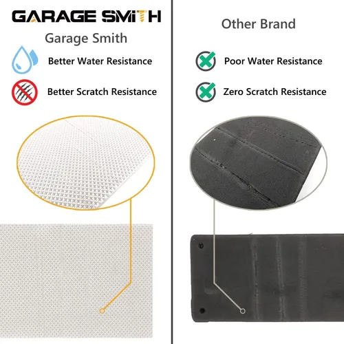 Miniatura 7 de Ampulla Garage Smith Protector de pared de cochera para puertas de automóvil, diseñado en Alemania Blanco