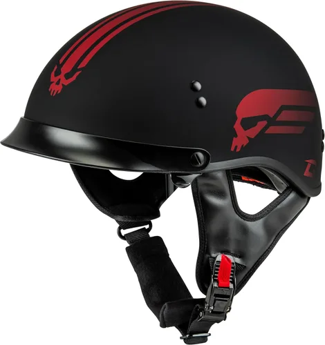 Miniatura 10 de GMAX Medio casco de retribución HH-65 - Aprobado por FMVSS 218
