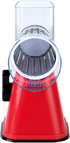 Miniatura 9 de Restaurantware Met Lux - Rallador de queso de 11 x 7 x 6 pulgadas con asa, 1 rallador de queso giratorio de alta resistencia, trituradora