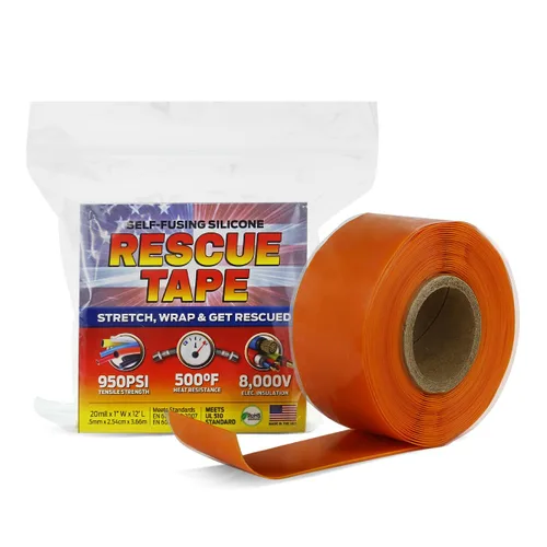 Miniatura 14 de Bond It Cinta de rescate, de silicona autofusionable para emergencias de fontanería, reparación de tuberías y mangueras, aislamiento eléctrico