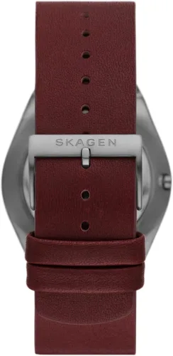 Miniatura 3 de Skagen Mens Grenen Three-Hand Date Watch with Steel Mesh or Leather Band