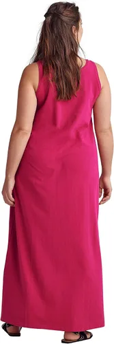Miniatura 4 de Ellos Vestido largo de punto sin mangas de talla grande para mujer