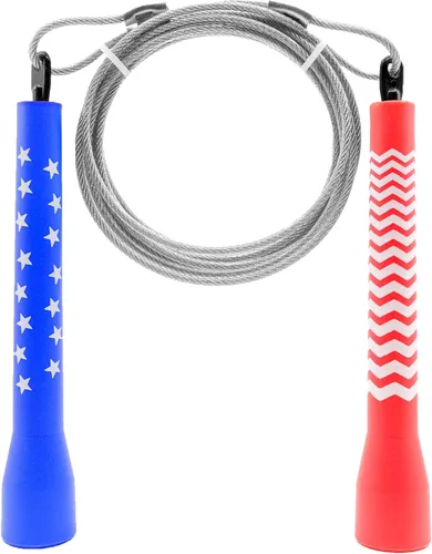 Miniatura 32 de Double Under Wonder Cuerda de saltar, cuerda de velocidad sin enredos, cuerda de velocidad ajustable para hombres, mujeres, entrenamiento de fitness
