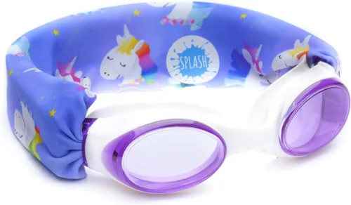 Miniatura 14 de Splash - Gafas de natación con correa de tela, colección Pink & Purples, divertidos, a la moda y cómodos, para adultos y niños
