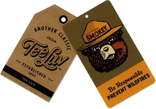 Miniatura 3 de Tee Luv Men's Smokey Bear Shirt - Fire Danger Very High Today T-Shirt