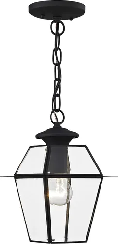 Miniatura 3 de Livex Lighting 2183-07 Westover - Farol colgante para exteriores, 1 luz, color bronce