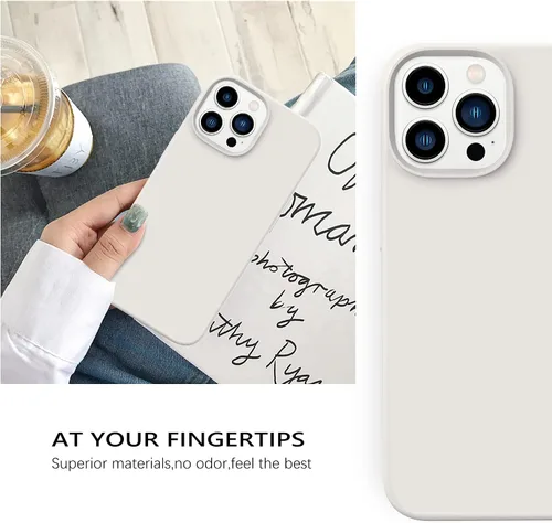 Miniatura 189 de GUAGUA Funda compatible con iPhone 17 Pro Max de 6.9 pulgadas, silicona líquida, goma de gel suave, delgada, forro de microfibra delgada