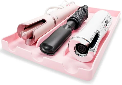 Miniatura 11 de Organizador de herramientas de silicona para el cabello – Alfombrilla resistente al calor y soporte para secadores de pelo, secadores de pelo