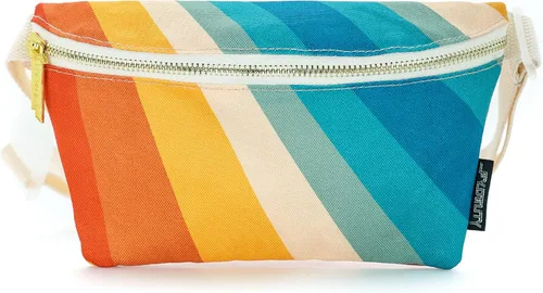 FYDELITY Riñonera ecológica reciclada y sostenible para mujeres, linda bolsa de festival, pequeñas riñoneras para mujeres, riñonera rave para