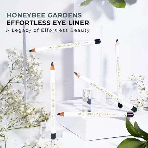 Miniatura 8 de Honeybee Gardens Lápiz delineador de ojos sin esfuerzo en pasión, rica pigmentación, suave, duradero, vegano, sin gluten Passion