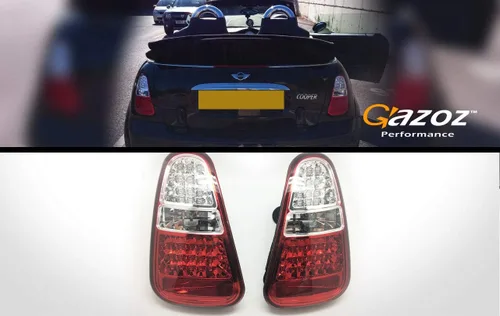 Miniatura 2 de Luces traseras LED humo Lámparas traseras W reverso se adapta 04-06 Mini Cooper R50 R52 R53