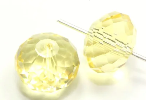 Miniatura 83 de 50 cuentas de cristal Adabele austriaco de 0.394 pulgadas facetadas sueltas Rondelle Siam rojo espaciador compatible con cristales de Swarovski 5040