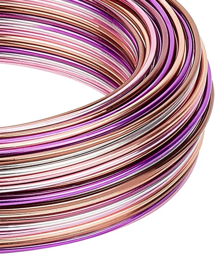 Miniatura 21 de BENECREAT Alambre de aluminio de 7 metros, calibre 3, alambre de metal flexible para esculpir árboles de bonsái, flores, creación de esqueletos