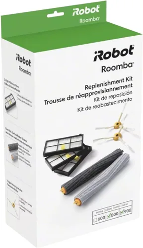 iRobot Roomba Piezas de repuesto auténticas - Kit de reposición para las series 800 y 900 (3 filtros AeroForce, 2 cepillos laterales giratorios y 1