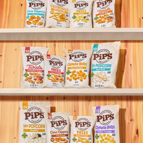 Miniatura 7 de Palomitas de Maíz Mini Tradicional de Pipcorn por Heirloom Pip's Snacks - Sal Marina, 1 oz 24 pz - Paquetes de Snack Saludables y Sin Gluten, Maíz