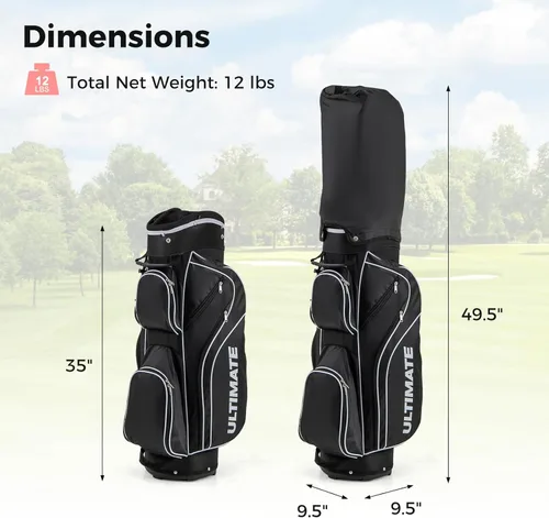 Miniatura 9 de Goplus Juego completo de palos de golf para mujer, 9 piezas de palos de golf con conductor #1, calle #3, híbrido #4, #6, #7, #8 y #9 y #P, putter