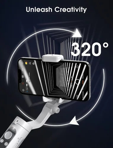 Miniatura 5 de hohem iSteady XE - Estabilizador de cardán para teléfono inteligente, cardán de teléfono de 3 ejes 2023, estabilizador plegable ultraligero