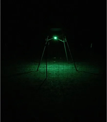 Miniatura 4 de AMERICAN HUNTER Swine Shine - Luz de cerdo verde de 36 LED resistente a la intemperie con sensor de movimiento para alimentadores