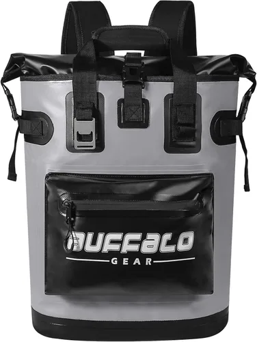 Miniatura 10 de Buffalo Gear Mochila enfriadora de 18 L, 30 L, a prueba de fugas, para camping, enfriador, enfriador, para picnic, playa, senderismo, parque, pesca