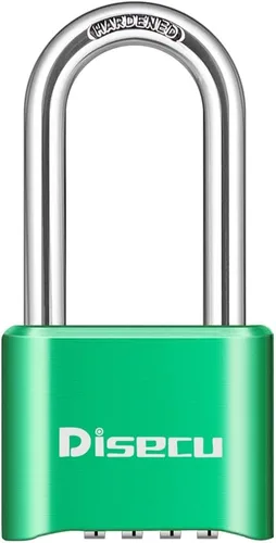 Miniatura 7 de Cerradura de combinación de 4 dígitos resistente, grillete de 2.5 pulgadas de largo, impermeable, para exteriores, para armario de gimnasio escolar