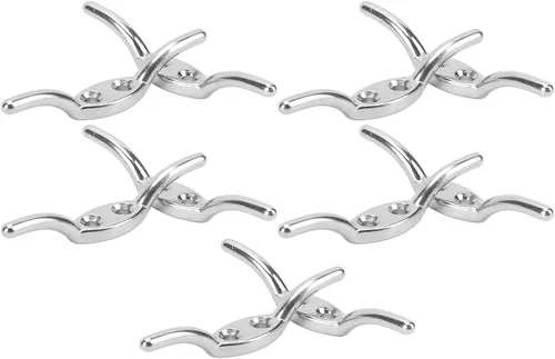 Miniatura 3 de VGEBY Taco de cuerda, de acero inoxidable, duradero, de 2 pulgadas, con tornillo de montaje, para navegantes, marineros, propietarios de viviendas