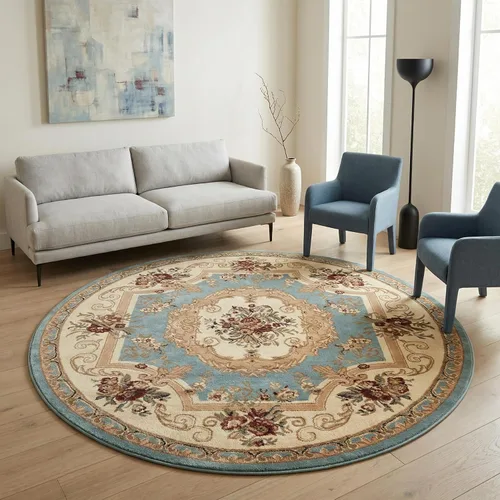 Miniatura 40 de Unique Loom Versailles Collection - Alfombra tradicional clásica con motivo floral, colección Versailles