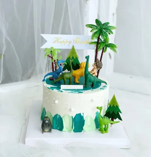 Miniatura 6 de NWFashion 25 árboles de paisaje de 3 a 5 pulgadas, suministros de diorama, decoraciones para tartas