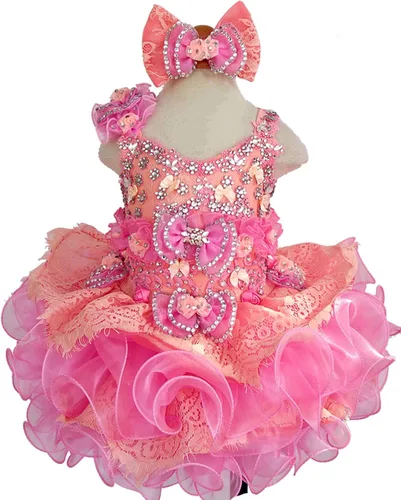 Miniatura 2 de Jenniferwu Vestidos hechos a mano, vestidos de cumpleaños, vestido de princesa para niñas