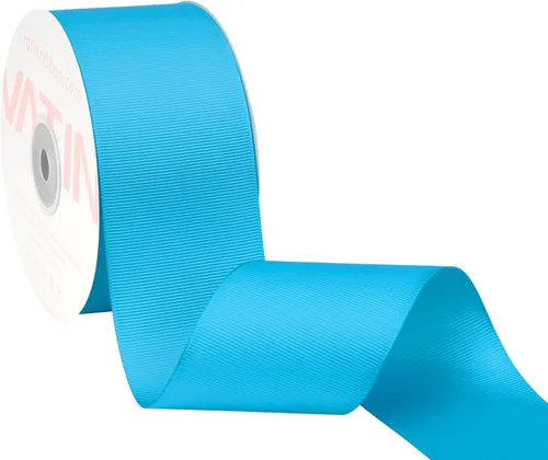 Miniatura 151 de Vatin - Rollo de cinta de grogrén, rollos de 25-50 yardas, perfecto para decoración de bodas, coronas, baby showers, envolturas de paquete de regalo