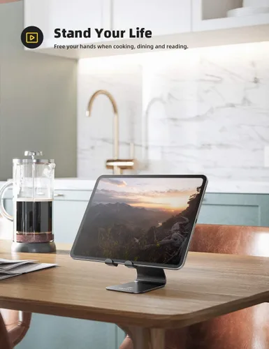 Miniatura 3 de Lamicall - Soporte para tablet, soporte para escritorio - Soporte de escritorio de tableta ajustable multi-ángulo, compatible con iPad Pro 11, 12.9