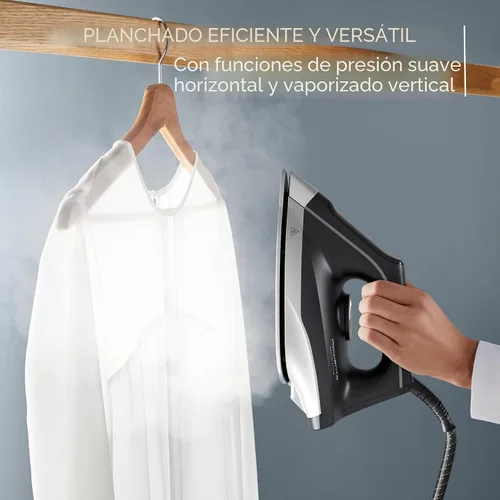 Miniatura 4 de Rowenta Plancha de Vapor para Ropa Estación de Vapor Master, Plancha Profesional para Ropa con Suela de Acero Inoxidable, 57 Oz, 400 Orificios