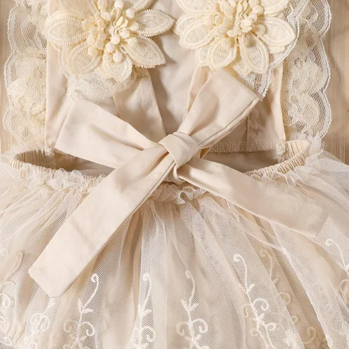 Miniatura 5 de AWIBMK Traje de bebé de primer cumpleaños para niña, vestido de encaje para bebé, bohemio, arcoíris, minifalda, tutú con diadema para sesión de fotos