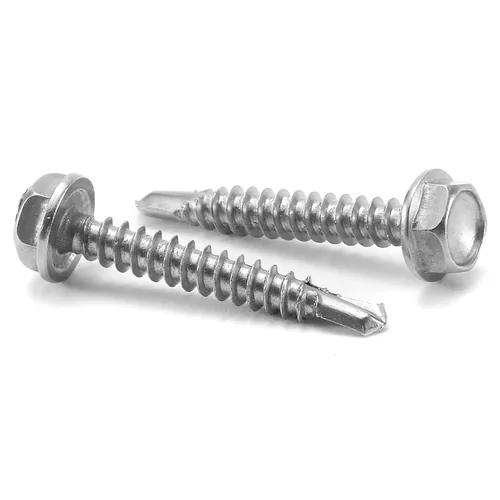 Miniatura 12 de Tornillos de chapa metálica #8 x 3/4 pulgadas, 100 tornillos de acero inoxidable 410 tornillos autorroscantes rápidos de acero inoxidable 410 SG TZH
