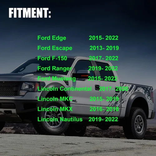 Miniatura 5 de Panel basculante y clip de moldeo de puerta para Ford W716352-S300 para Mustang Edge Escape F-150 Ranger, Lincoln Continental MKC MKX Nautilus
