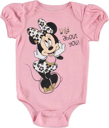 Miniatura 3 de Disney Conjunto de 4 piezas de Minnie Mouse overol con pantalones y gorro con peto